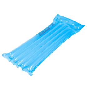 Inflatable Pool Float Raft Foldable Float Lounge Chair Swimming Pool Water Mat with Pillow Air Mat Mattress For Adults & Kids (Option: Blue)