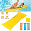Inflatable Pool Float Raft Foldable Float Lounge Chair Swimming Pool Water Mat with Pillow Air Mat Mattress For Adults & Kids