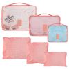 9Pcs Clothes Storage Bags Water-Resistant Travel Luggage Organizer Clothing Packing Cubes for Blouse Hosiery Stocking Underwear