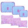 9Pcs Clothes Storage Bags Water-Resistant Travel Luggage Organizer Clothing Packing Cubes for Blouse Hosiery Stocking Underwear