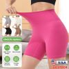 Women\'s High Waist Biker Shorts Tummy Control Pants Athletic Leggings Spandex Booty Shorts with 6.3In Inseam No Front Seam for Workout Yoga Running V