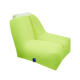 Inflatable Lounger Air Sofa Chair Couch w/ Portable Organizing Bag Waterproof Anti-Leaking for Backyard Lakeside Beach Traveling Camping Picnics (Option: Green)
